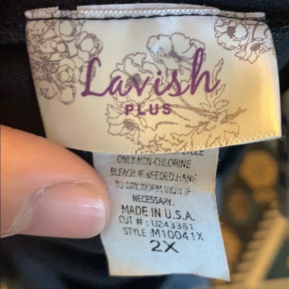 Lavish top size 2X. NWT - Picture 5 of 5